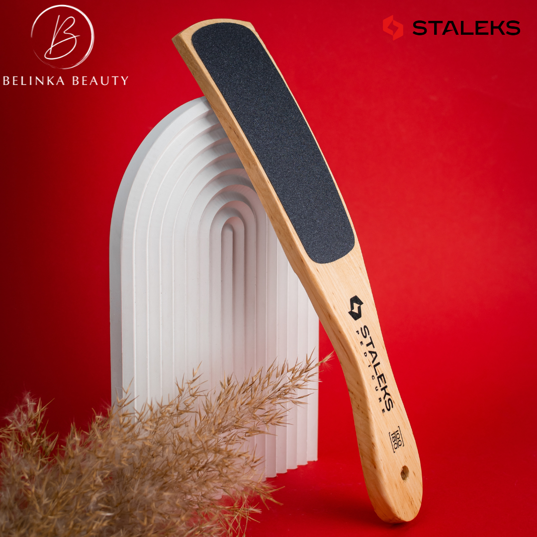 Staleks dřevěný pilník na nohy 100/180 BEAUTY & CARE ABC 10/2