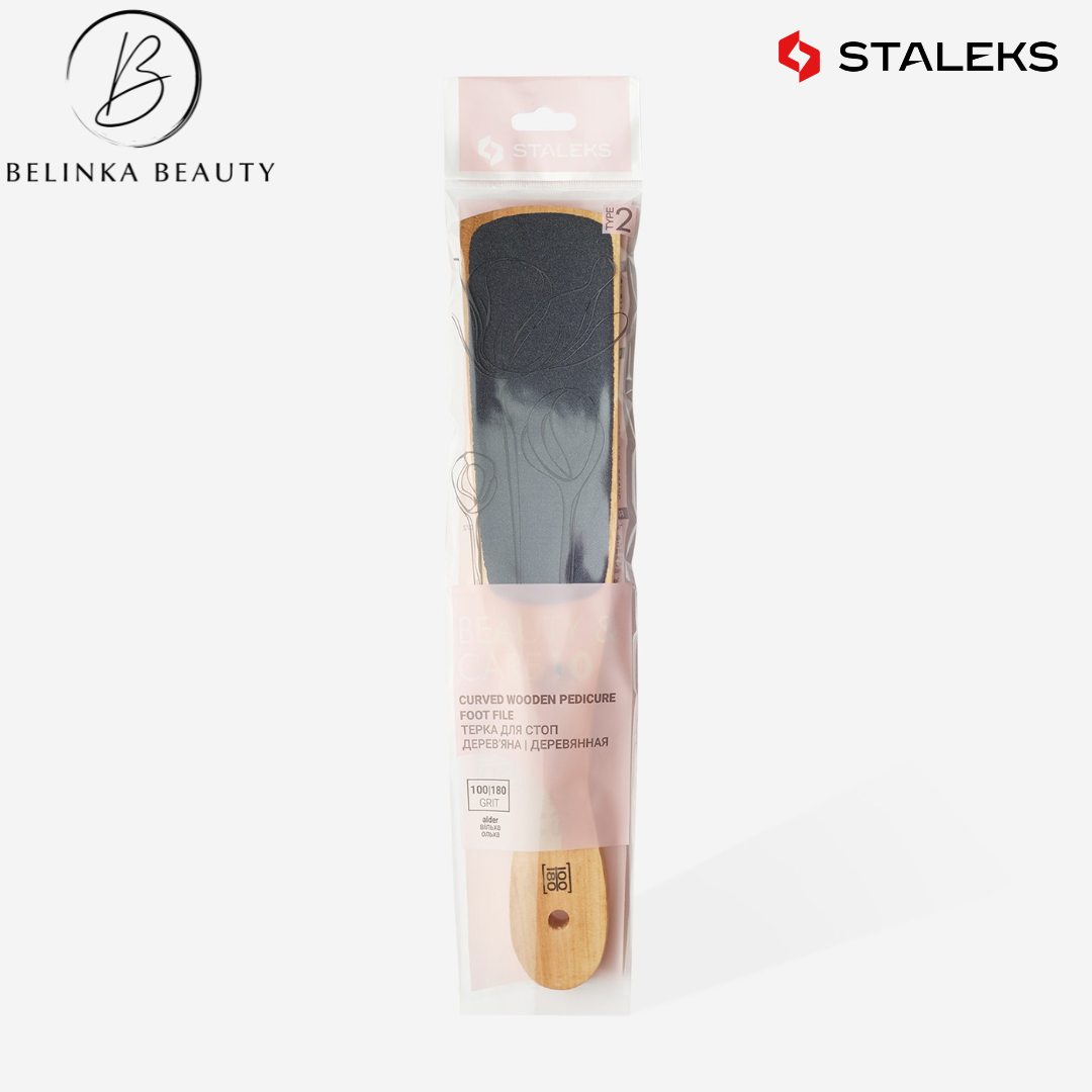 Staleks dřevěný pilník na nohy 100/180 BEAUTY & CARE ABC 10/2