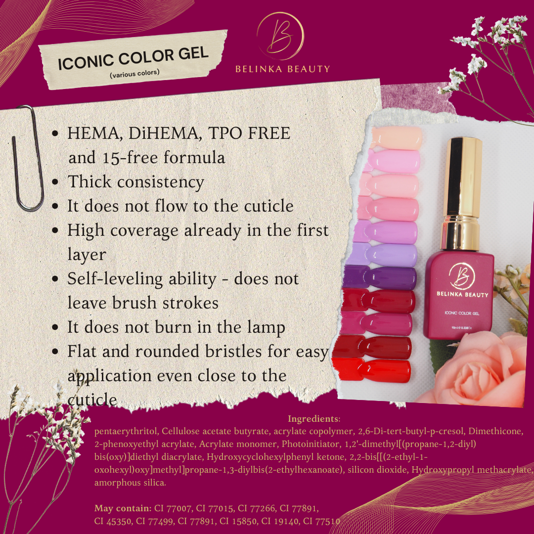 Iconic Color Gel - Luxio Red (12)