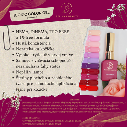 Iconic Color Gel - Luxio Red (12)