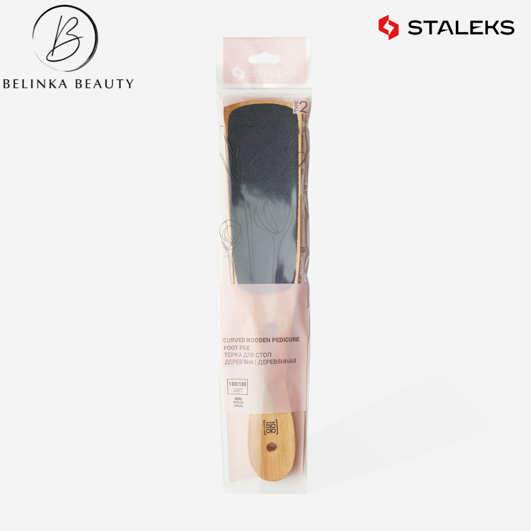 Staleks dřevěný pilník na nohy 100/180 BEAUTY &amp; CARE ABC 10/2